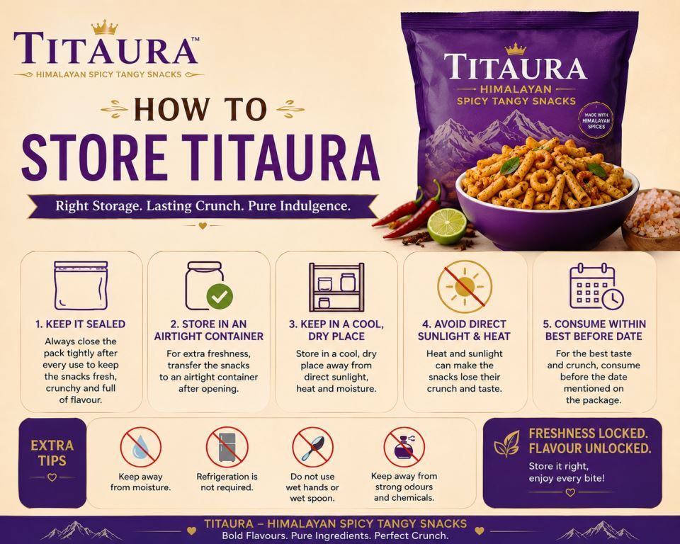 How to store titaura