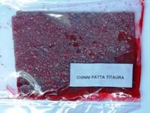 chinni patta titauras